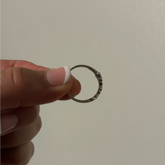 Inlay Zuni Sterling Silver and Turquoise Ring - Picture 4 of 6